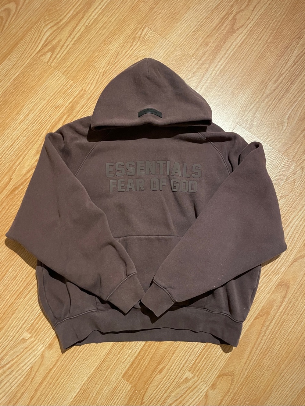 Fear of God ESSENTIALS Chocolate Brown Pullover Hoodie